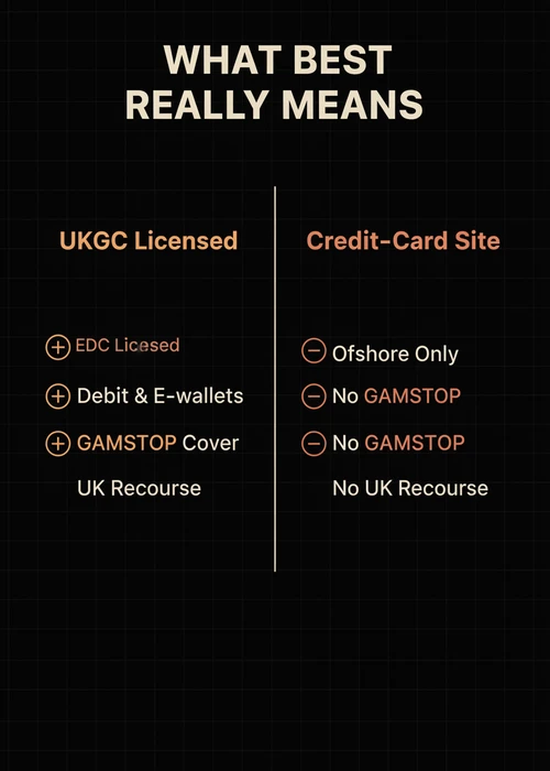 Illustration of a credit card being used with casino chips and a Union Jack flag.